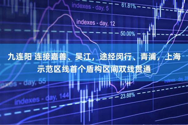 九连阳 连接嘉善、吴江，途经闵行、青浦，上海示范区线首个盾构区间双线贯通