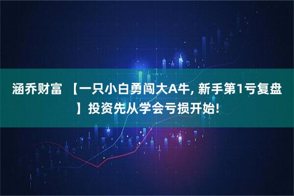 涵乔财富 【一只小白勇闯大A牛, 新手第1亏复盘】投资先从学会亏损开始!